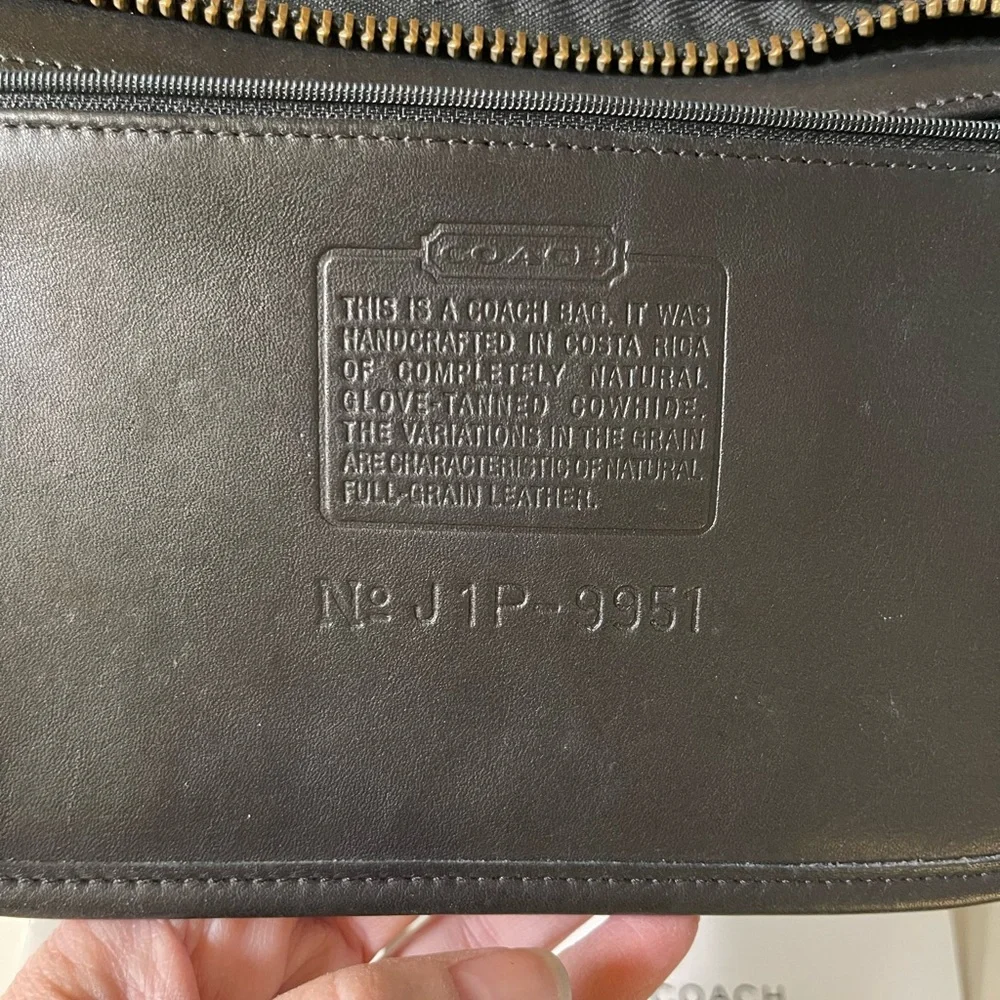 Vintage Coach 9951 Patricia's Legacy Crossbody Handbag in Black - Picture 7 of 14